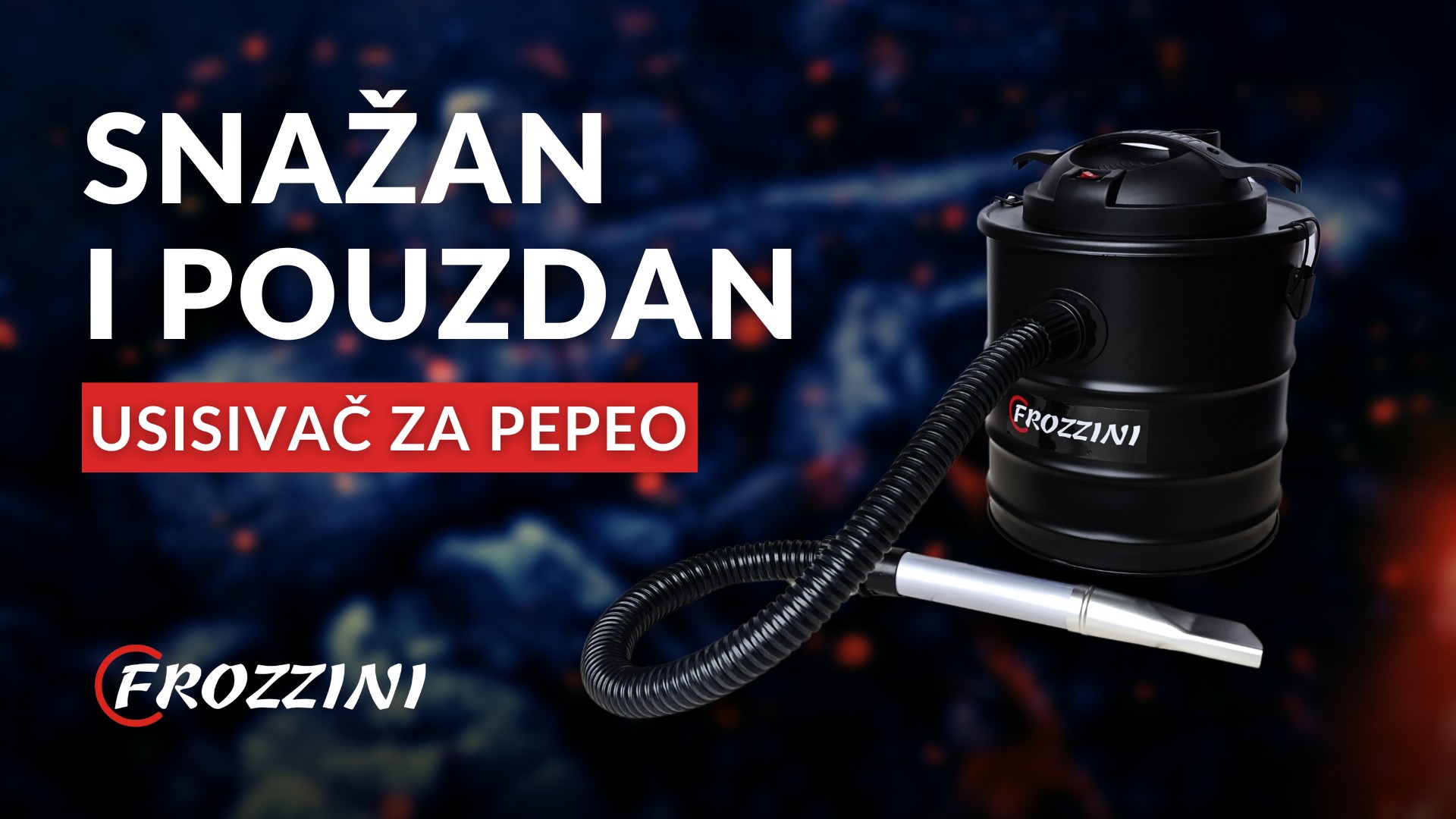 Usisivač za pepeo