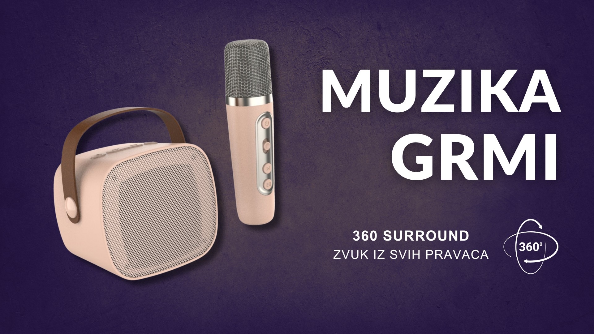 Bluetooth Zvucnik Karaoke